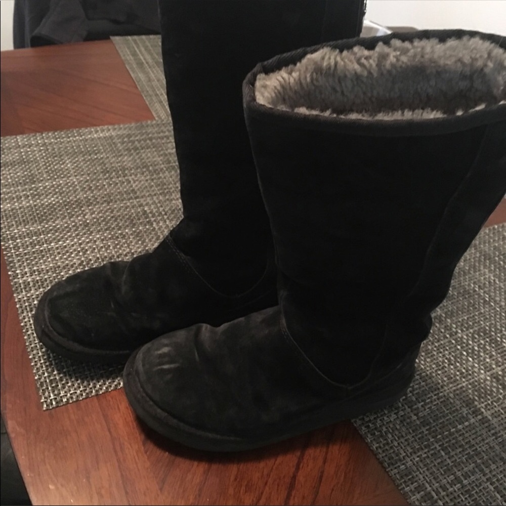 Black UGG boots